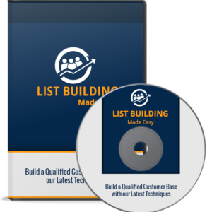 List Building Video Training - 12 videos - 90 minutes length